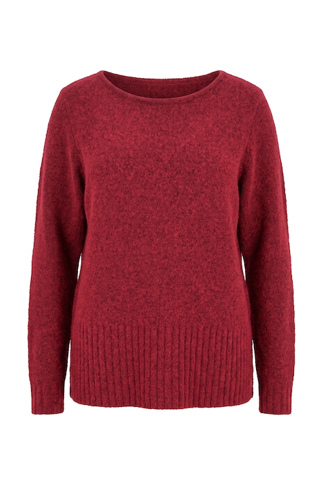 Pullover, A-Linie, U-Boot-Ausschnitt, Langarm