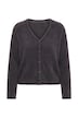 Strickjacke, kurzer Komfort Fit, Flausch-Strick, Langam