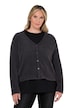 Strickjacke, kurzer Komfort Fit, Flausch-Strick, Langam