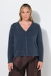 Cardigan, kort komfortpassform, fluffy strikk, lange ermer