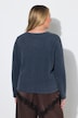 Cardigan, kort komfortpassform, fluffy strikk, lange ermer