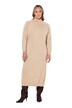 Maxi-Strickkleid, Loose Fit, Rollkragen, Langarm