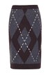 Strickrock, Regular Fit, Argyle Rhomben-Muster