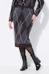 Strickrock, Regular Fit, Argyle Rhomben-Muster