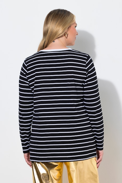 Langarmshirt, Komfort Fit, gesticktes Herz
