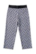 Hose Sienna, Slim Legs, Jersey, Minimal-Muster, Elastikbund