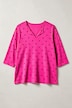 T-Shirt, A-Linie, Pünktchen-Muster, 
