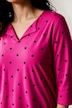 T-Shirt, A-Linie, Pünktchen-Muster, 