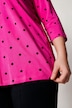 T-Shirt, A-Linie, Pünktchen-Muster, 