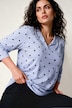 T-Shirt, A-Linie, Pünktchen-Muster, 