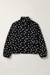 Blouson, lässige kurze Passform, Punkte, Ballonsaum