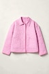 Steppjacke, bequeme Passform, Wellenstepp, Stick-Kanten