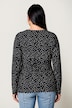 Langarmshirt, Classic Fit, Punkte, elastischer Saum