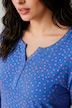 Langarmshirt, Classic Fit, Punkte, elastischer Saum