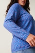 Langarmshirt, Classic Fit, Punkte, elastischer Saum