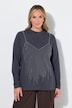 Langarmshirt, Komfort Fit, Glitzersteinchen-