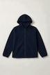 Kuschelfleece-Jacke, Herz-Prägung, Kapuze