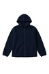 Kuschelfleece-Jacke, Herz-Prägung, Kapuze