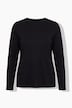 T-shirt met lange mouwen, comfort fit, ribjersey