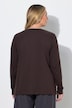 T-shirt met lange mouwen, comfort fit, ribjersey