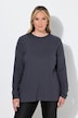 T-shirt met lange mouwen, comfort fit, ribjersey