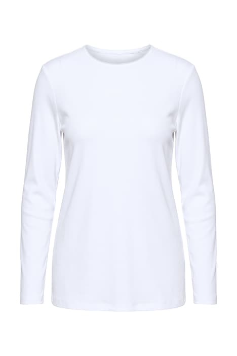 Langarmshirt, Komfort Fit, Rippjersey