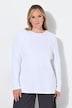T-shirt met lange mouwen, comfort fit, ribjersey