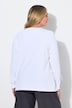 T-shirt met lange mouwen, comfort fit, ribjersey
