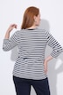 T-Shirts, 2er-Pack, uni/Ringel, Rundhals, 3/4-Arm
