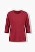 T-Shirts, 2er-Pack, uni/Ringel, Rundhals, 3/4-Arm