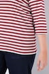 T-Shirts, 2er-Pack, uni/Ringel, Rundhals, 3/4-Arm