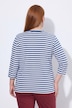 T-Shirts, 2er-Pack, uni/Ringel, Rundhals, 3/4-Arm