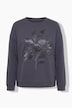 Sweatshirt, Boxy Fit, Satin-Blume