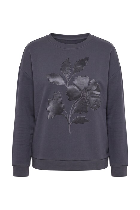 Sweatshirt, Boxy Fit, Satin-Blume