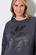 Sweatshirt, Boxy Fit, Satin-Blume