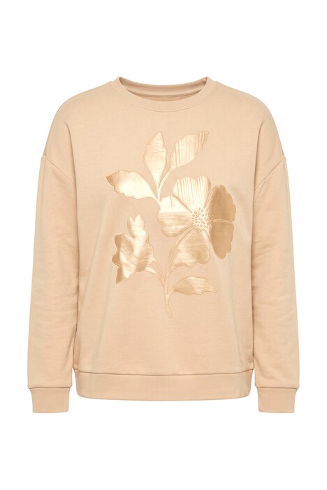 Sweatshirt, Boxy Fit, Satin-Blume