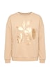 Sweatshirt, Boxy Fit, Satin-Blume