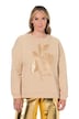 Sweatshirt, Boxy Fit, Satin-Blume