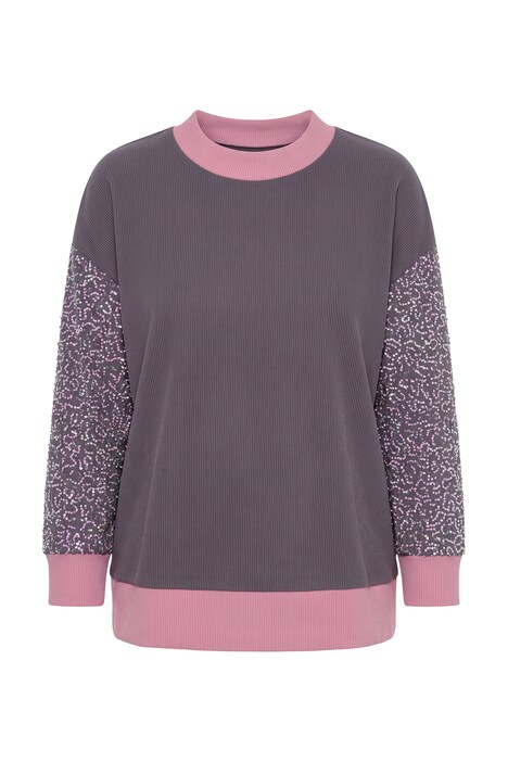 Pullover, Loose Fit, Langarm mit Color-Pailletten