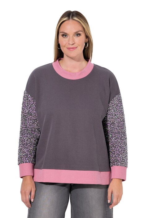 Pullover, Loose Fit, Langarm mit Color-Pailletten