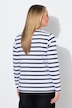 Langarmshirt, Komfort Fit, Ringel, Glitzersteinchen