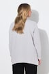Langarmshirt, A-Linie, Glitzersteinchen, Zipfelsaum