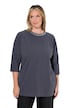 T-Shirt, Komfort Fit, Glitzersteinchen, 3/4-Ärmel