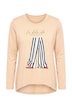 Langarmshirt, A-Linie, Fashion-Motiv