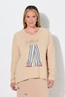 Langarmshirt, A-Linie, Fashion-Motiv