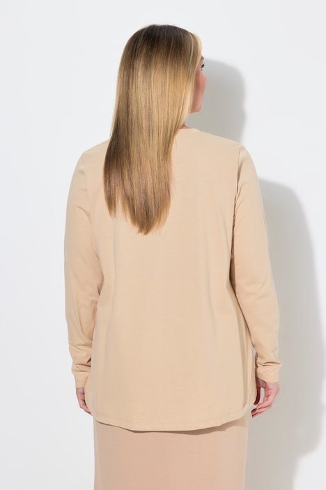 Langarmshirt, A-Linie, Fashion-Motiv