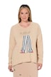 Langarmshirt, A-Linie, Fashion-Motiv