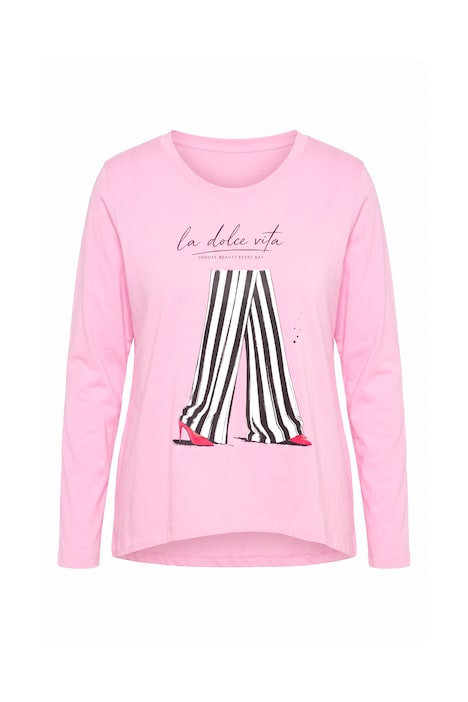 Langarmshirt, A-Linie, Fashion-Motiv