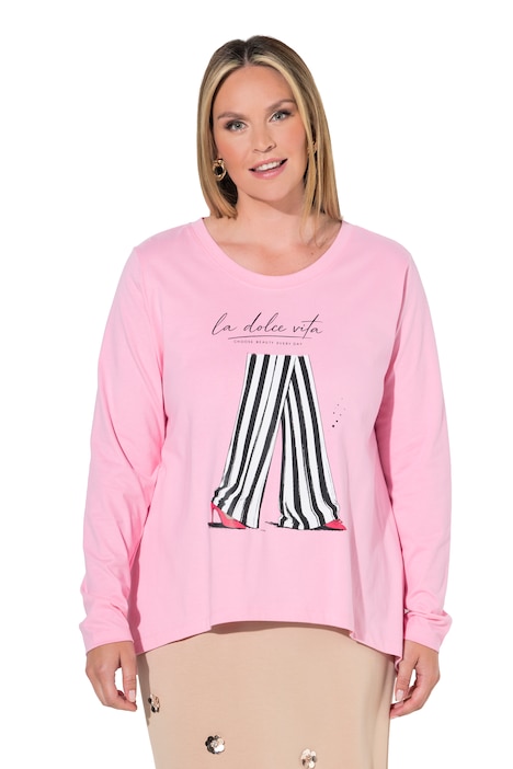 Langarmshirt, A-Linie, Fashion-Motiv