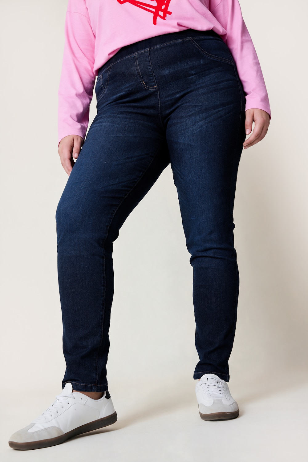 Jeggings Sienna, Slim Fit, Stretch, Rippbündchen